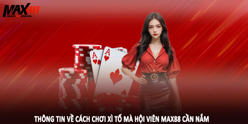 Thông tin về cách chơi xì tố mà hội viên MAX88 cần nắm