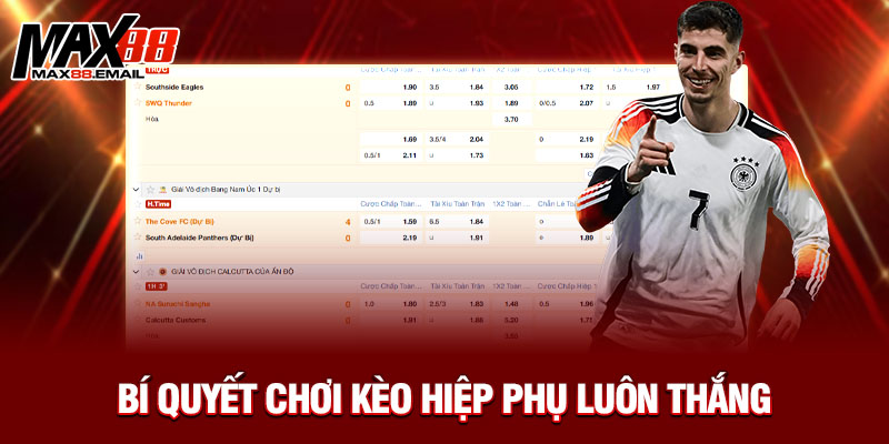 Bí quyết chơi kèo hiệp phụ luôn thắng 