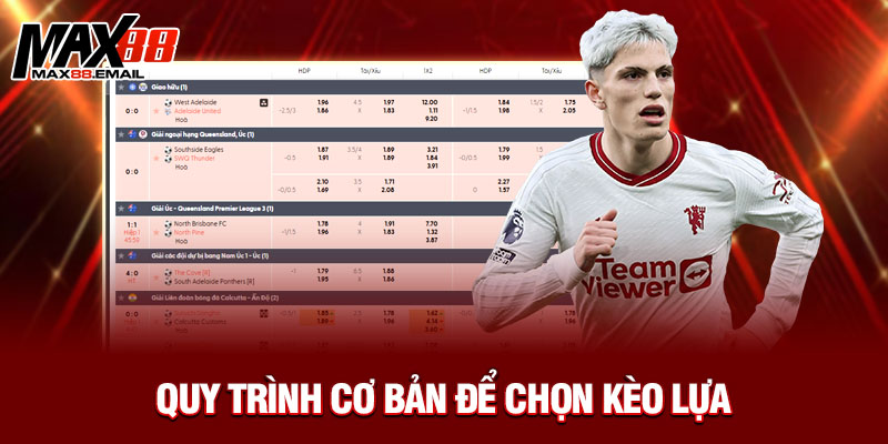 Quy trình cơ bản để chọn kèo lựa 